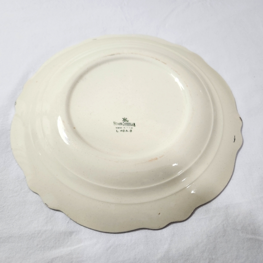 2 Vintage Homer Laughlin Virginia Rose Luncheon Plates L46 N8 Cottage Fairy Fine - Picture 6 of 16